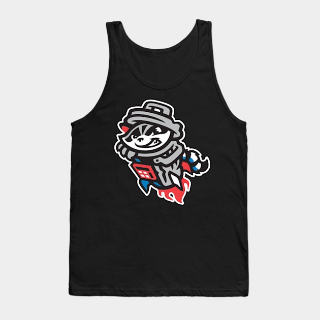 Rocket City Trash Pandas [_] Tank Top by Dizzy One